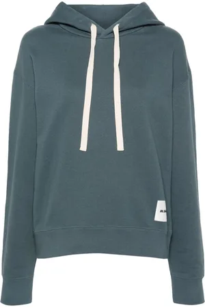 Jil Sander Hættetrøje med logo-applikation