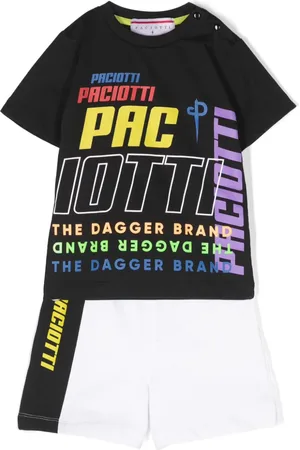 Cesare Paciotti Shortssæt med logotryk