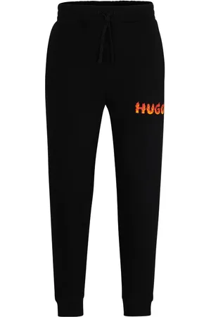 HUGO BOSS Bukser med lige ben og mellemhøj talje