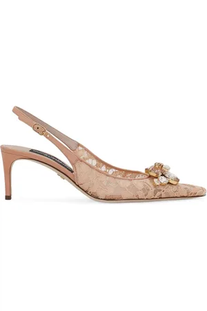 Dolce & Gabbana 60 mm Rainbow Lace slingback-pumps
