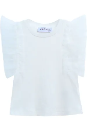 Mimi Tutu T-shirt med tyl-ærmer