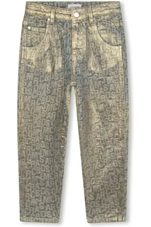 Marc Jacobs Jeans med slitageeffekt og heldækkende logo
