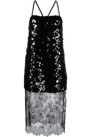 Sonia by Sonia Rykiel Kort slip-kjole med pailletter