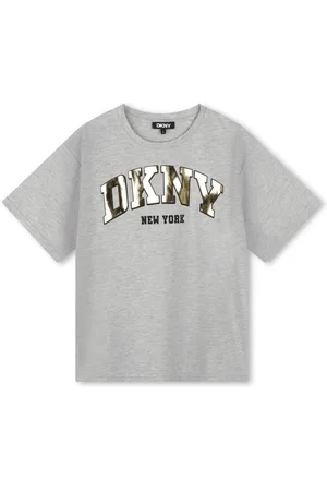 DKNY T-shirt med logotryk