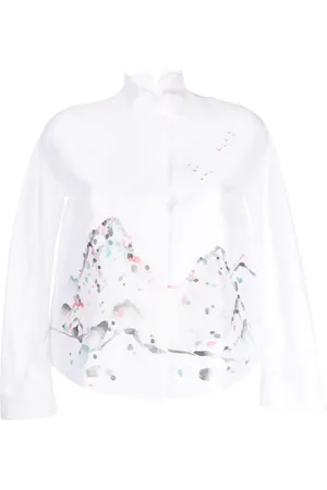 SHIATZY CHEN Renascent Collection jakke med blomstret tryk