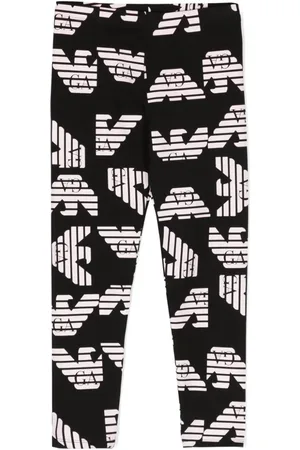 Emporio Armani Leggings med monogramtryk