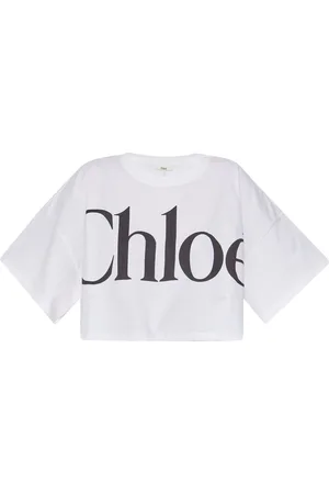 Chloé Croptop med logotryk