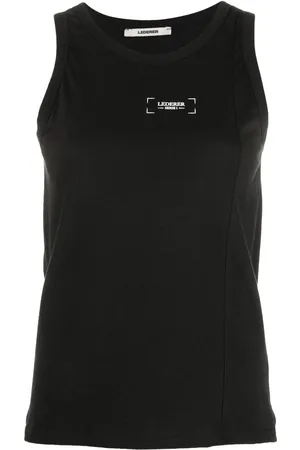 MAX & MOI Vest med grafisk teksttryk