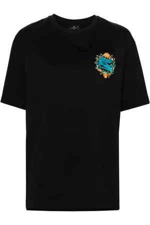 Etro T-shirt med broderet logo