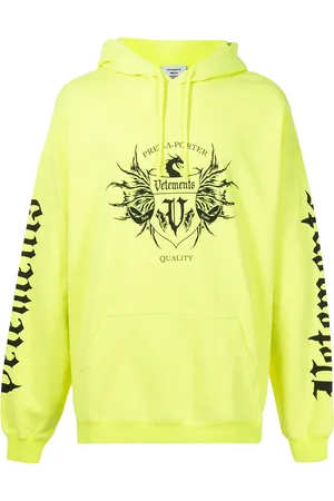 Vetements Pullover-hættetrøje med logotryk
