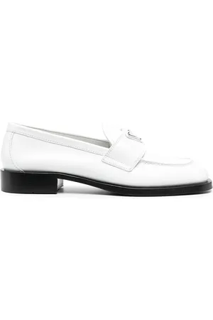 Prada Penny-loafers med logoplade