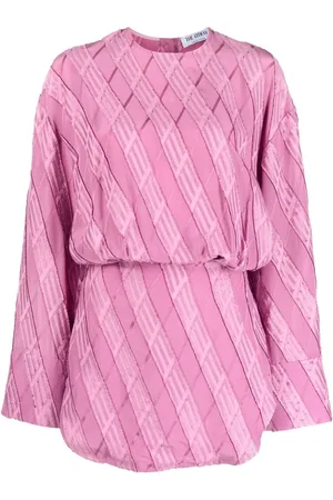 The Attico Langærmet kjole i jacquard