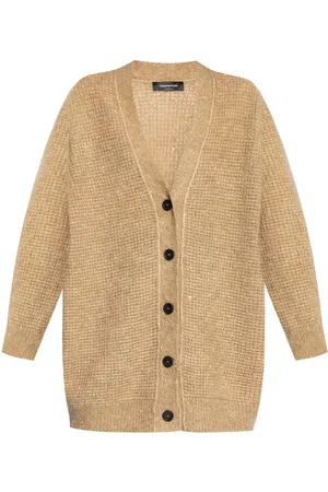 Fabiana Filippi Cardigan i vaffelstrik med pailletdetalje