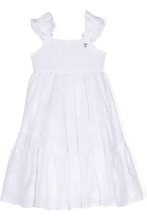 MONNALISA Kjole med broderie-anglaise