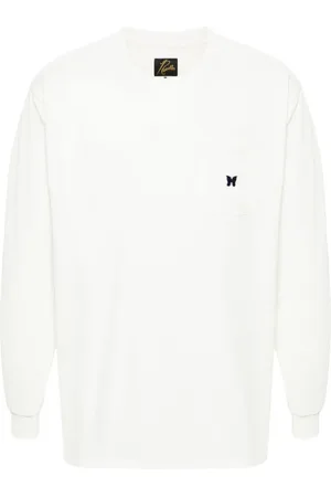 Pins & Needles T-shirt med sommerfuglebroderi