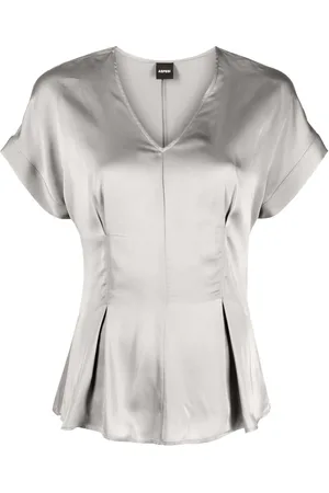 Aspesi Bluse med satin-finish