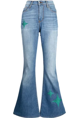 Madison.Maison Jeans med svaj og stjernetryk