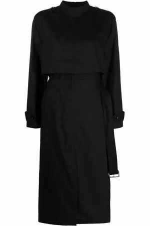 Maison Margiela Mellemlang Trench-kjole