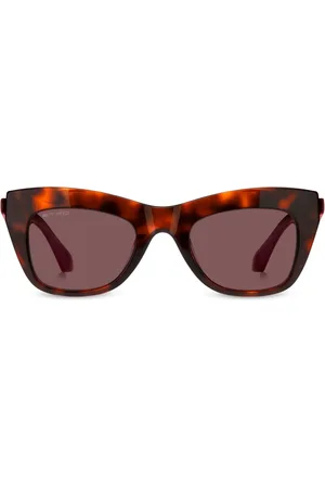 Etro Cat eye-solbriller med skildpaddeeffekt
