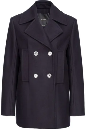 Pinko Dobbeltradet peacoat-frakke