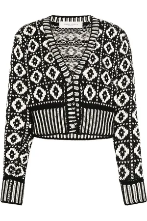 Golden Goose Uldcardigan med jacquard-mønster