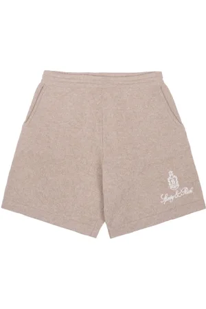 Sporty & Rich Vendome shorts med broderet logo