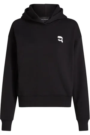 Karl Lagerfeld Ikon Patch hættetrøje