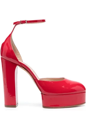 Casadei Lakerede 115mm plateau-mules