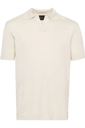 BRIONI Finstrikket polo