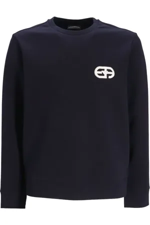 Emporio Armani Langærmet sweatshirt med logomærke