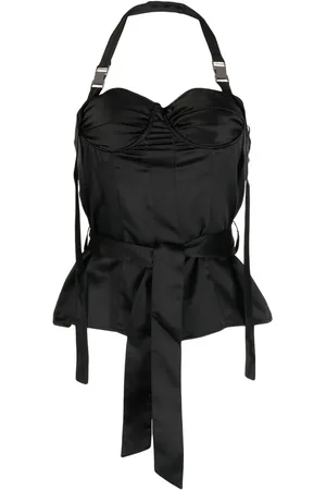Rokh Top med halterneck og bustier-detalje