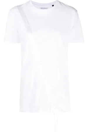Madison.Maison T-shirt i bomuld med løbesnor