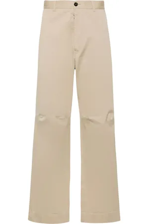 Maison Margiela Chinos i twill med brede ben
