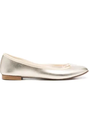 Repetto Metalliske ballerinaer med sløjfedetalje