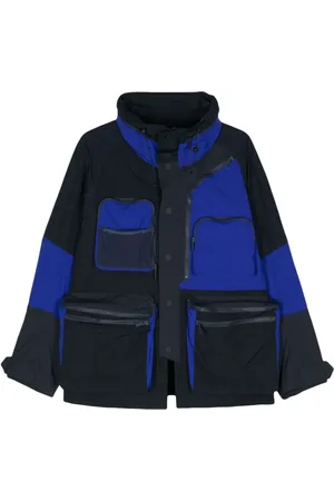 WHITE MOUNTAINEERING Parka med flere lommer og colourblocking