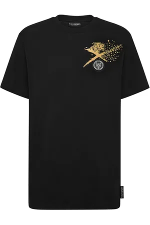 Philipp Plein Kortærmet T-shirt med rund hals
