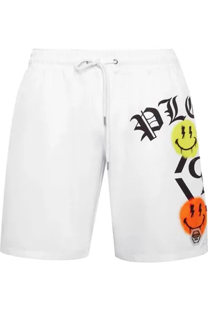 Philipp Plein Badeshorts med logotryk
