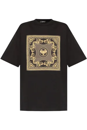 VERSACE T-shirt med baroktryk