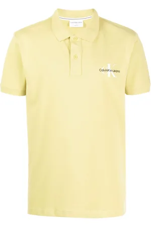 Calvin Klein Kortærmet polo med broderet logo