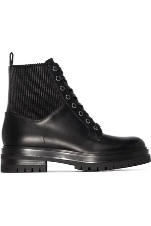 Gianvito Rossi Martis combat-støvler