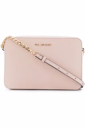 Michael Kors Jet Set crossbody-taske i læder