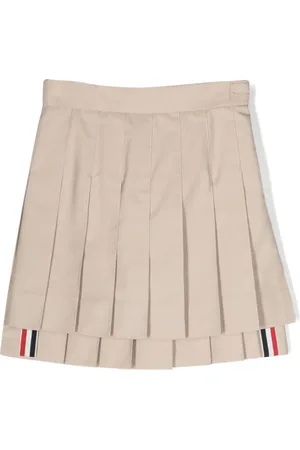 Thom Browne Kort plisseret Typewriter nederdel med Stof