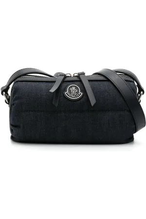 Moncler Keoni crossbody-taske i denim