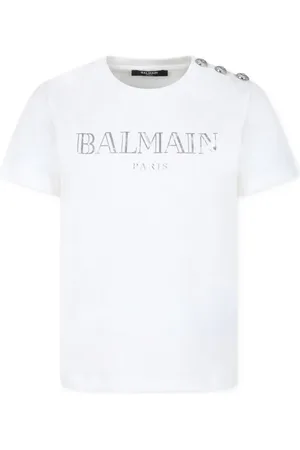 Balmain T-shirt med logotryk