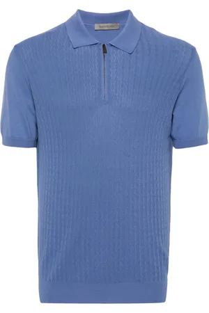 corneliani Polo med jacquard-mønster