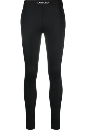 Tom Ford Leggings med logobånd i taljen