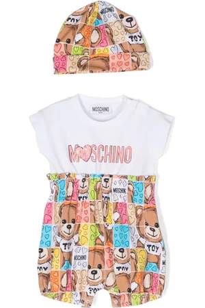 Moschino Babydragt med bamse-tryk