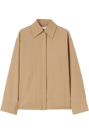 Jil Sander Uldskjorte med spids krave
