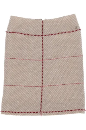 CHANEL Nederdel med rhinsten-detalje fra 00