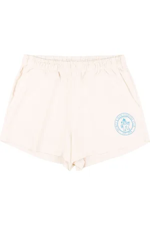 Sporty & Rich Shorts med Disco Lion Crest-tryk
